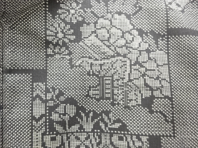 Japanese Kimono / Tsumugi Silk